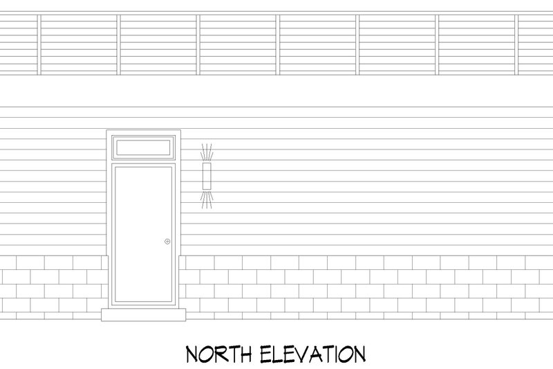 House Blueprint - Exterior - Other Elevation for Country House Plan #932-1157, 0 bath