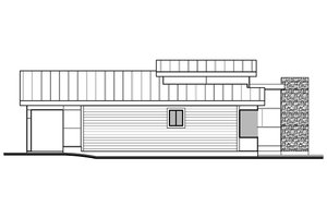 Exterior - Other Elevation for Modern House Plan #1073-22 - 3 bed, 2 bath