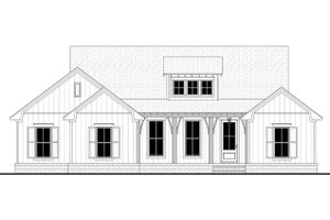 Exterior - Front Elevation 4 for Farmhouse House Plan #430-230 - 3 bed, 2 bath