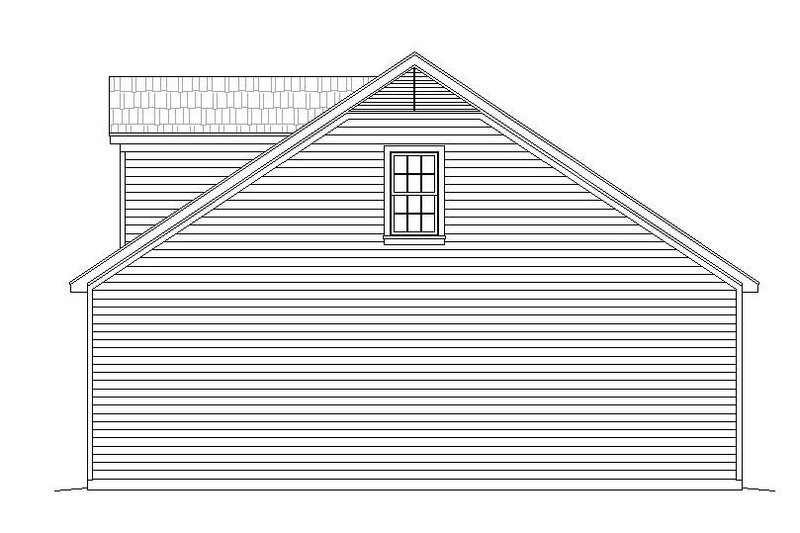 Dream House Plan - Exterior - Other Elevation 1 for Country House Plan #932-221, 0.5 bath