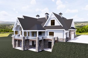Exterior - Other Elevation for Craftsman House Plan #920-111 - 3 bed, 3.5 bath