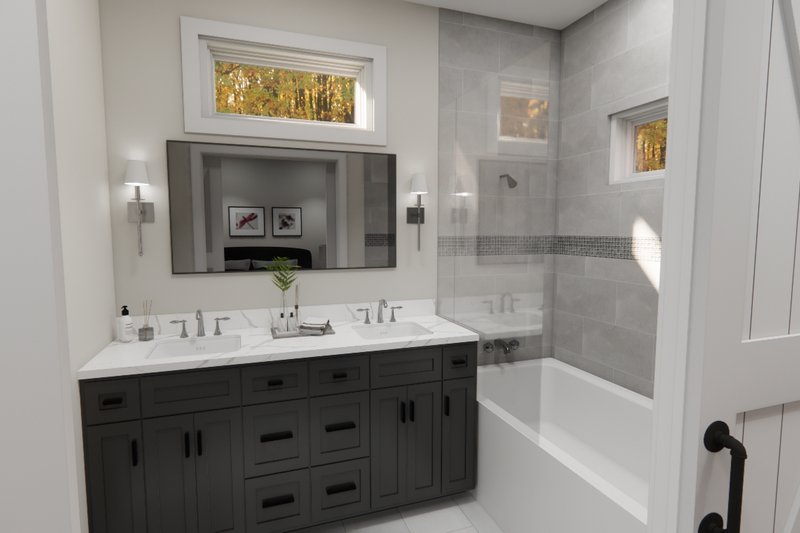House Design - Interior - Master Bathroom 1 for Craftsman House Plan #51-1507 - 4 bed, 3.5 bath