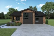 Traditional Style House Plan - 1 Beds 2 Baths 540 Sq/Ft Plan #1070-179 
