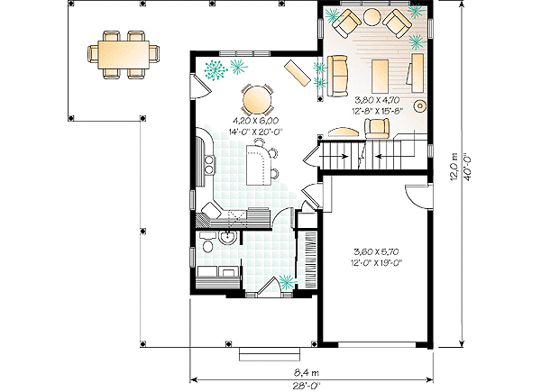 Country Floor Plan - Main Floor Plan #23-2164