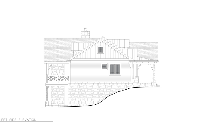 House Plan Design - Exterior - Other Elevation for Traditional House Plan #54-705 - 3 bed, 2 bath