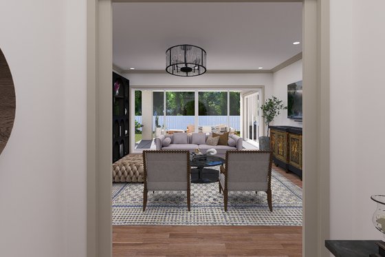 Interior - Entry 1 for Mediterranean House Plan #1060-255 - 3 bed, 2.5 bath