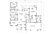 Mediterranean Style House Plan - 4 Beds 3 Baths 3517 Sq/Ft Plan #1-844 