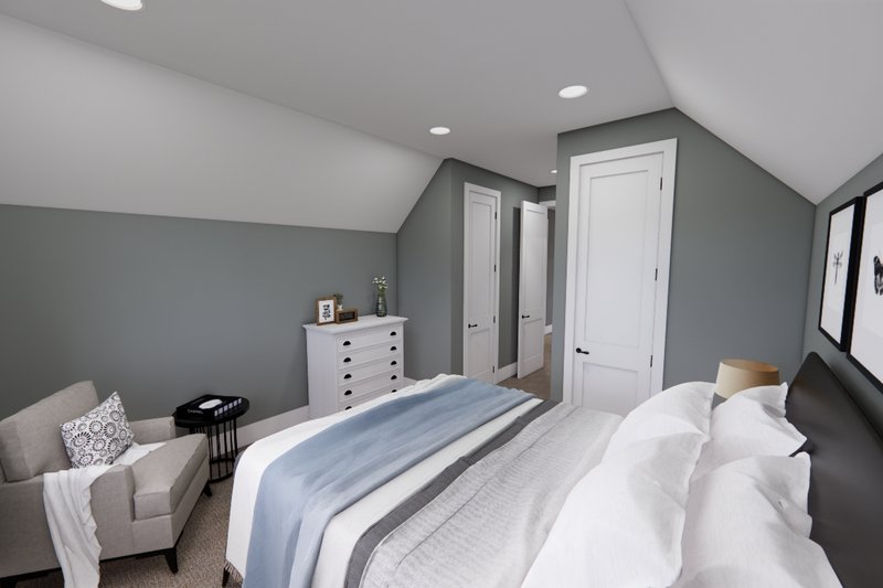 House Plan Design - Interior - Bedroom 4 for Farmhouse House Plan #51-1247 - 4 bed, 5 bath