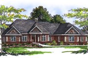 Traditional Style House Plan - 2 Beds 2.5 Baths 2121 Sq/Ft Plan #70-309 