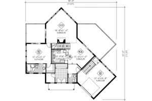 Floor Plan - Main Floor House Plan #25-2289 - 3 bed, 3 bath