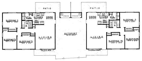 Floor Plan - Main Floor Plan #303-262