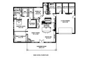 Ranch Style House Plan - 3 Beds 2 Baths 2844 Sq/Ft Plan #117-890 