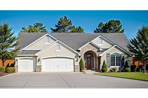 Traditional Exterior - Front Elevation Plan #58-195