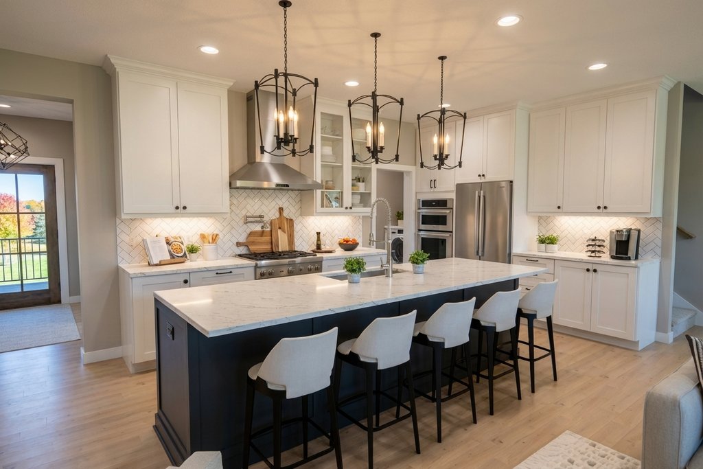 Interior - Kitchen 3 for Farmhouse House Plan #51-1514 - 3 bed, 2.5 bath