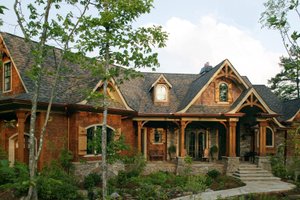 Craftsman Exterior - Front Elevation Plan #54-461
