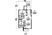Contemporary Style House Plan - 6 Beds 3 Baths 2907 Sq/Ft Plan #25-4553 