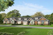 Craftsman Style House Plan - 4 Beds 4 Baths 2458 Sq/Ft Plan #932-27 