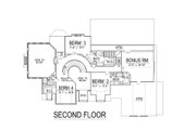 European Style House Plan - 5 Beds 5.5 Baths 7092 Sq/Ft Plan #458-14 