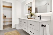 Contemporary Style House Plan - 3 Beds 2 Baths 1748 Sq/Ft Plan #1070-235 