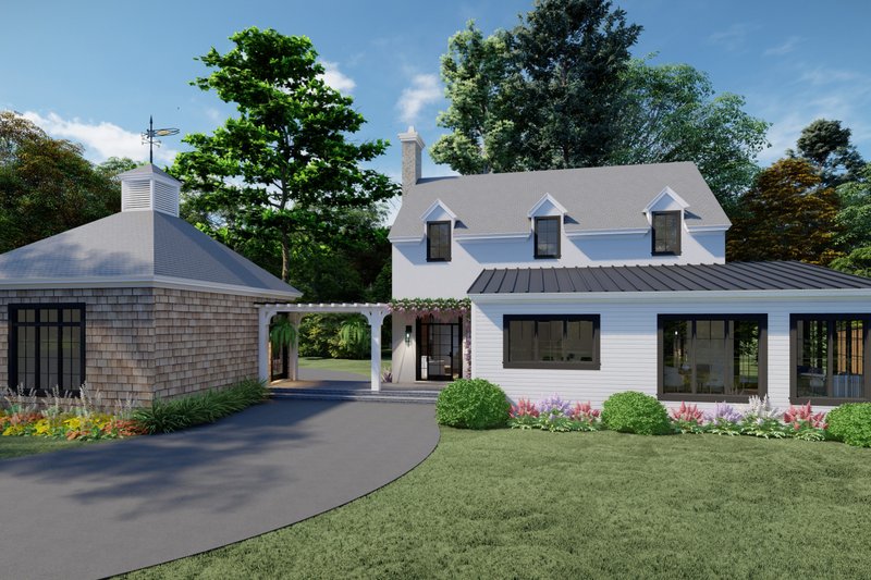 Cottage Style House Plan - 4 Beds 3.5 Baths 2906 Sq/Ft Plan #1094-19