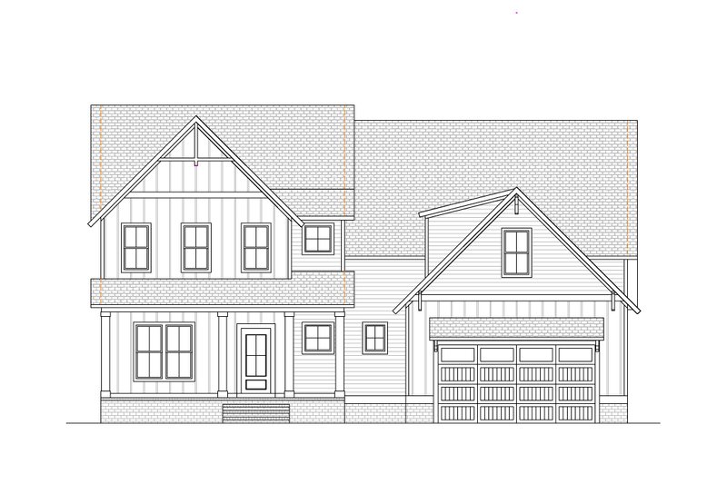 Architectural House Design - Exterior - Front Elevation 4 for Country House Plan #1080-12 - 4 bed, 4 bath