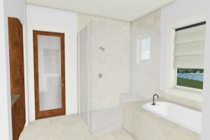 Interior - Master Bathroom for Craftsman House Plan #1069-1 - 2 bed, 2.5 bath