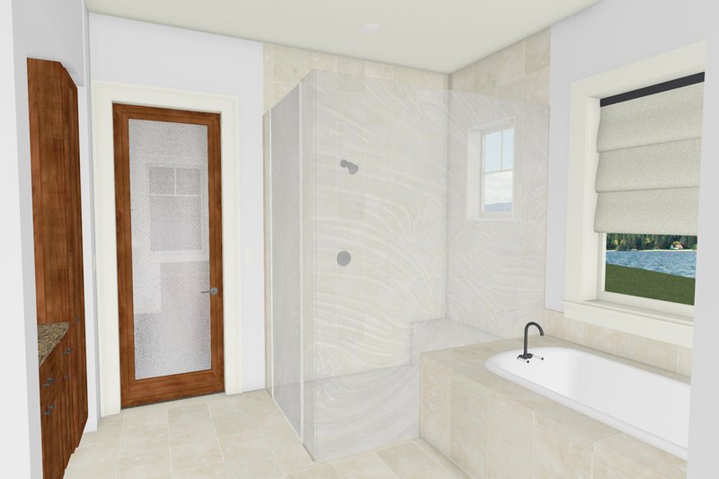 Dream House Plan - Interior - Master Bathroom for Craftsman House Plan #1069-1 - 2 bed, 2.5 bath