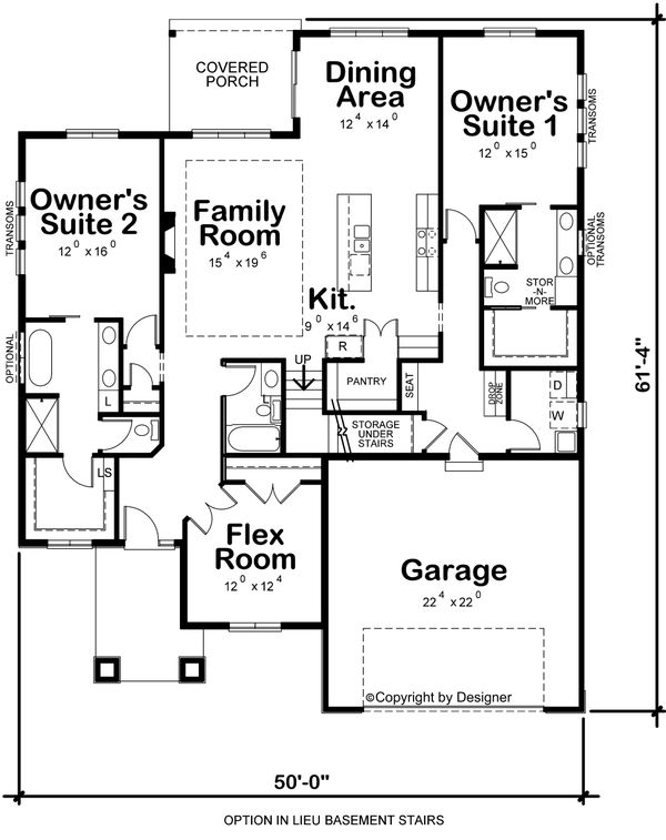 Architectural House Design - Contemporary Floor Plan - Other Floor Plan #20-2428