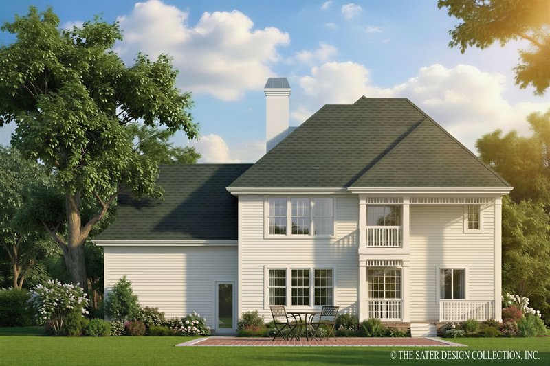 Home Plan - Exterior - Rear Elevation for Victorian House Plan #930-201 - 3 bed, 2.5 bath