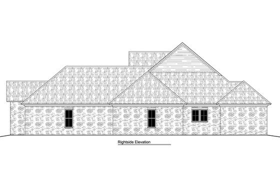 Exterior - Other Elevation 1 for Traditional House Plan #1081-24 - 4 bed, 3 bath