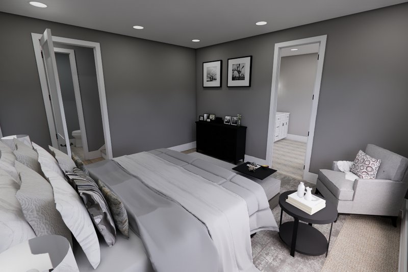Dream House Plan - Interior - Master Bedroom for Farmhouse House Plan #51-1251 - 3 bed, 3.5 bath