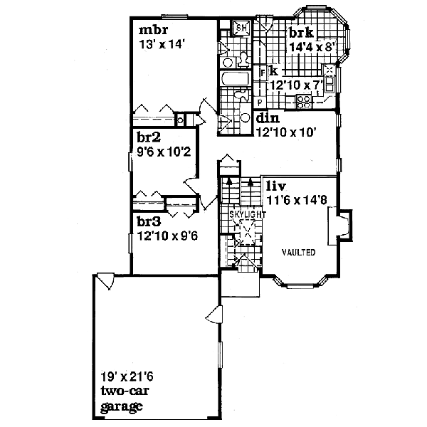 Traditional Floor Plan - Main Floor Plan #47-239