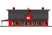Barndominium Style House Plan - 3 Beds 2.5 Baths 2000 Sq/Ft Plan #1103-6 