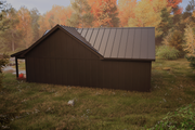 Cabin Style House Plan - 2 Beds 2 Baths 1055 Sq/Ft Plan #1116-27 Exterior 