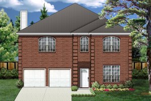 Traditional Exterior - Front Elevation Plan #84-383