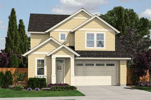 Traditional Exterior - Front Elevation Plan #48-508