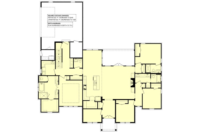House Blueprint - Floor Plan - Other Floor for Farmhouse House Plan #430-265 - 4 bed, 3.5 bath
