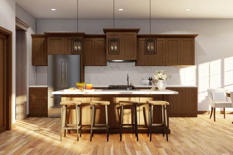 Architectural House Design - Interior - Kitchen 1 for Ranch House Plan #923-89 - 3 bed, 2.5 bath