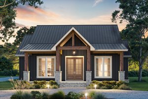 Farmhouse Exterior - Front Elevation Plan #430-404
