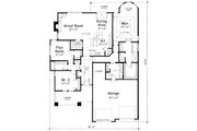 Bungalow Style House Plan - 3 Beds 2 Baths 1905 Sq/Ft Plan #20-1610 