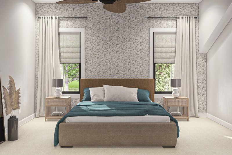 Architectural House Design - Interior - Bedroom for Barndominium House Plan #455-501 - 1 bed, 1 bath
