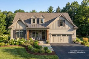 Traditional Exterior - Front Elevation Plan #51-1186