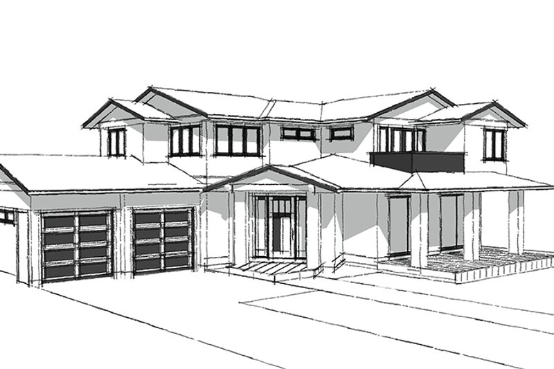 House Design - Exterior - Other Elevation for Country House Plan #1101-35 - 4 bed, 3.5 bath