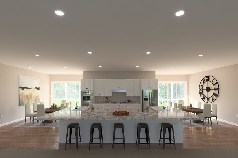 Home Plan - Interior - Kitchen 1 for Barndominium House Plan #1060-391 - 2 bed, 2.5 bath