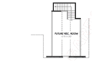 Floor Plan - Other Floor for Craftsman House Plan #424-191 - 3 bed, 2 bath