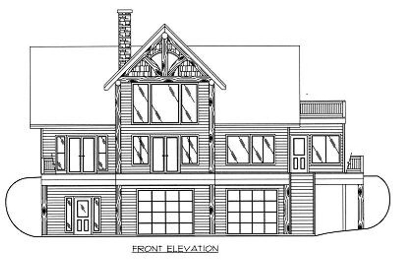 Dream House Plan - Exterior - Other Elevation 1 House Plan #117-459 - 3 bed, 3.5 bath
