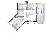 European Style House Plan - 5 Beds 2.5 Baths 3078 Sq/Ft Plan #23-296 