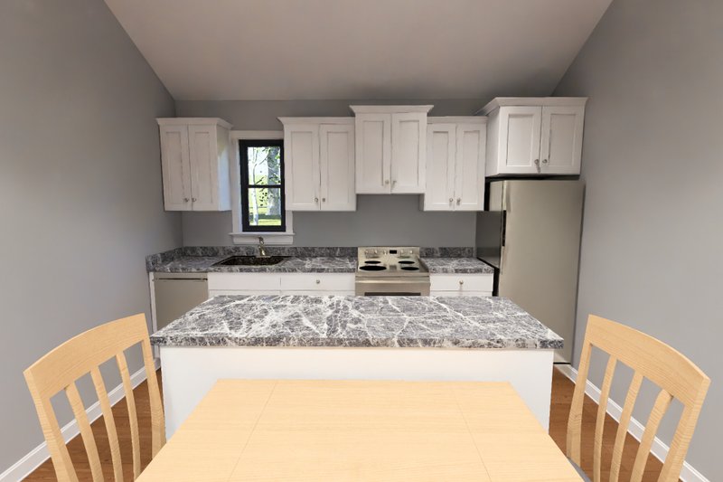 Dream House Plan - Interior - Kitchen for Cottage House Plan #513-2444 - 2 bed, 2 bath