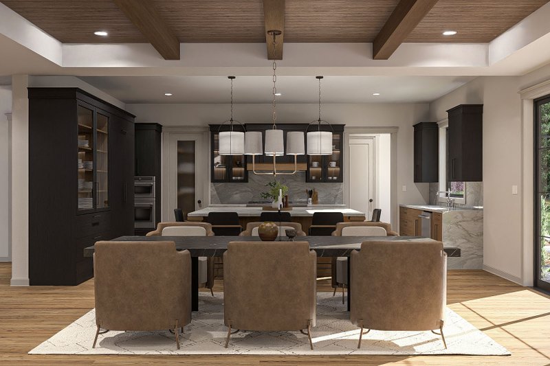 Architectural House Design - Interior - Dining Room 2 for Cottage House Plan #455-675 - 4 bed, 3.5 bath