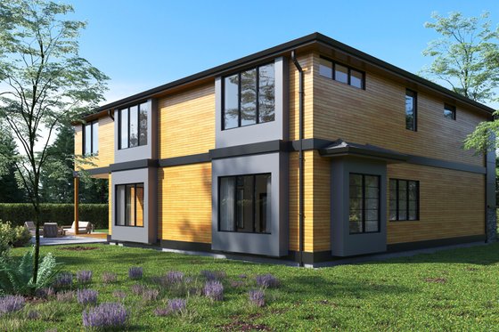 Exterior - Other Elevation for Contemporary House Plan #1066-49 - 4 bed, 3 bath